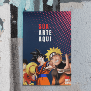 Boruto - Filmes - A4 em MDF.